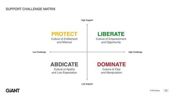 Support Challenge Matrix